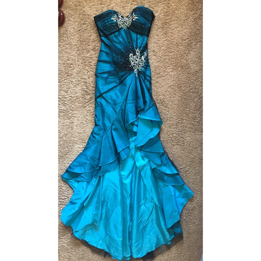 Prom/Homecoming Dress Blue and Black